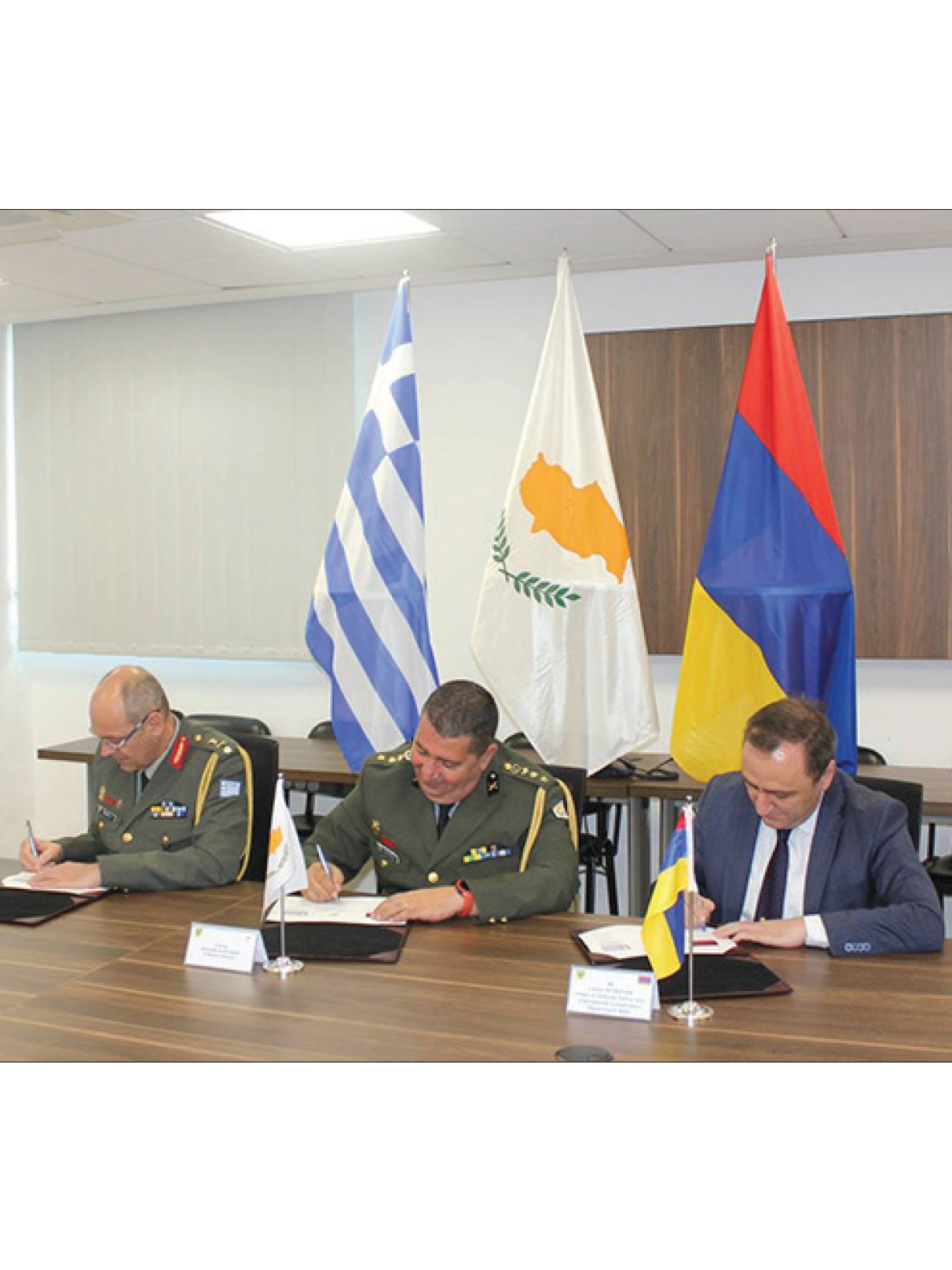 Armenia, Greece and Cyprus Sign Trilateral Military Cooperation Program